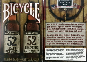 52 양조장 기념 카드(Celebrating 52 Craft Brewers Bicycle Playing Cards)